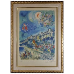 Bataille de Fleurs de Nice et de la Côte d'Azur, par Sorlier d'après Marc Chagall