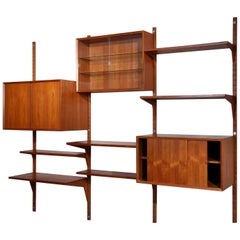 Royal System Danish Modular Wall Furniture by Poul Cadovius