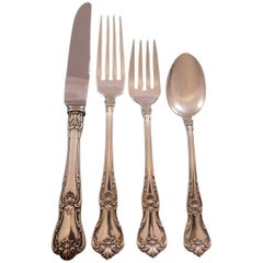Memory Lane by Lunt Sterling Silver Flatware Set for 12 Service 50 pieces