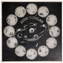 Art Deco 1934 Astro Cardology Tierkreiszeichen Poster von Jan Eric drucken
