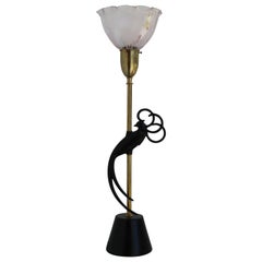 Pfauenlampe der Firma Rembrandt