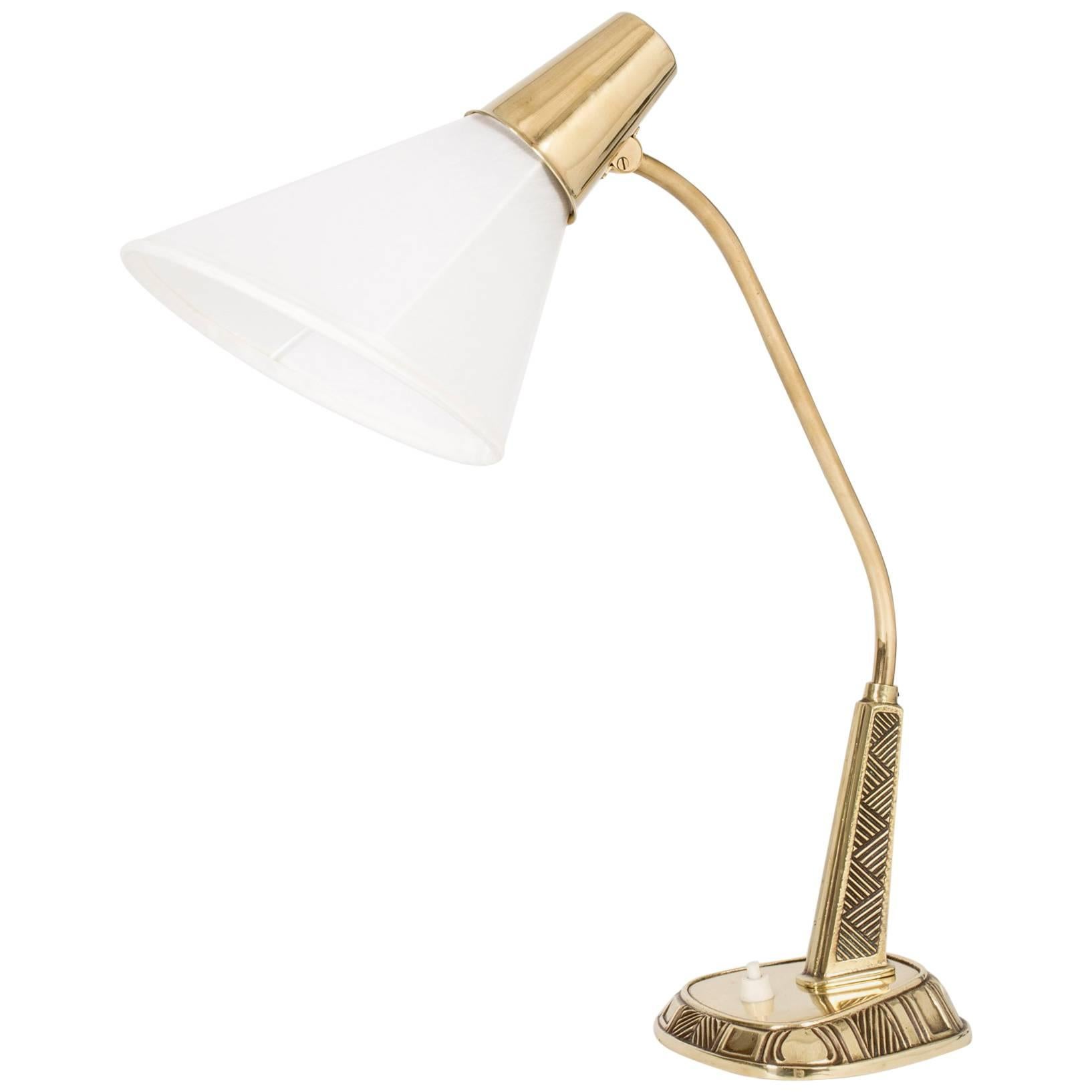 Brass Desk Lamp by Sonja Katzin