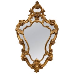 Antique French Giltwood Mirror