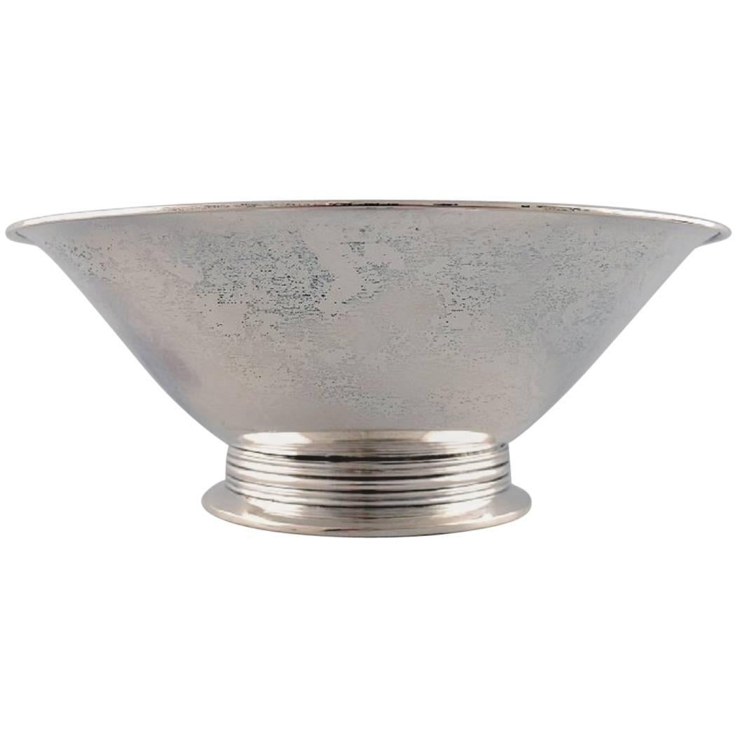Jens Sigsgaard, Denmark Large Bowl in Silver, 1930s
