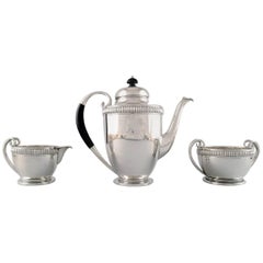 Jens Sigsgaard, Denmark, Coffee Service, Silver, 1930s