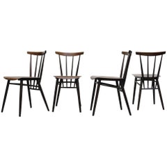 Set of Four Tapiovaara Style Dining Chairs