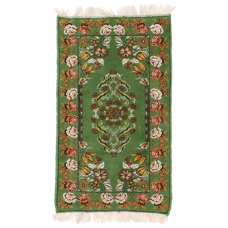 Green Vintage Moroccan Accent Rug, Qvc Area Rugs Royal Palace