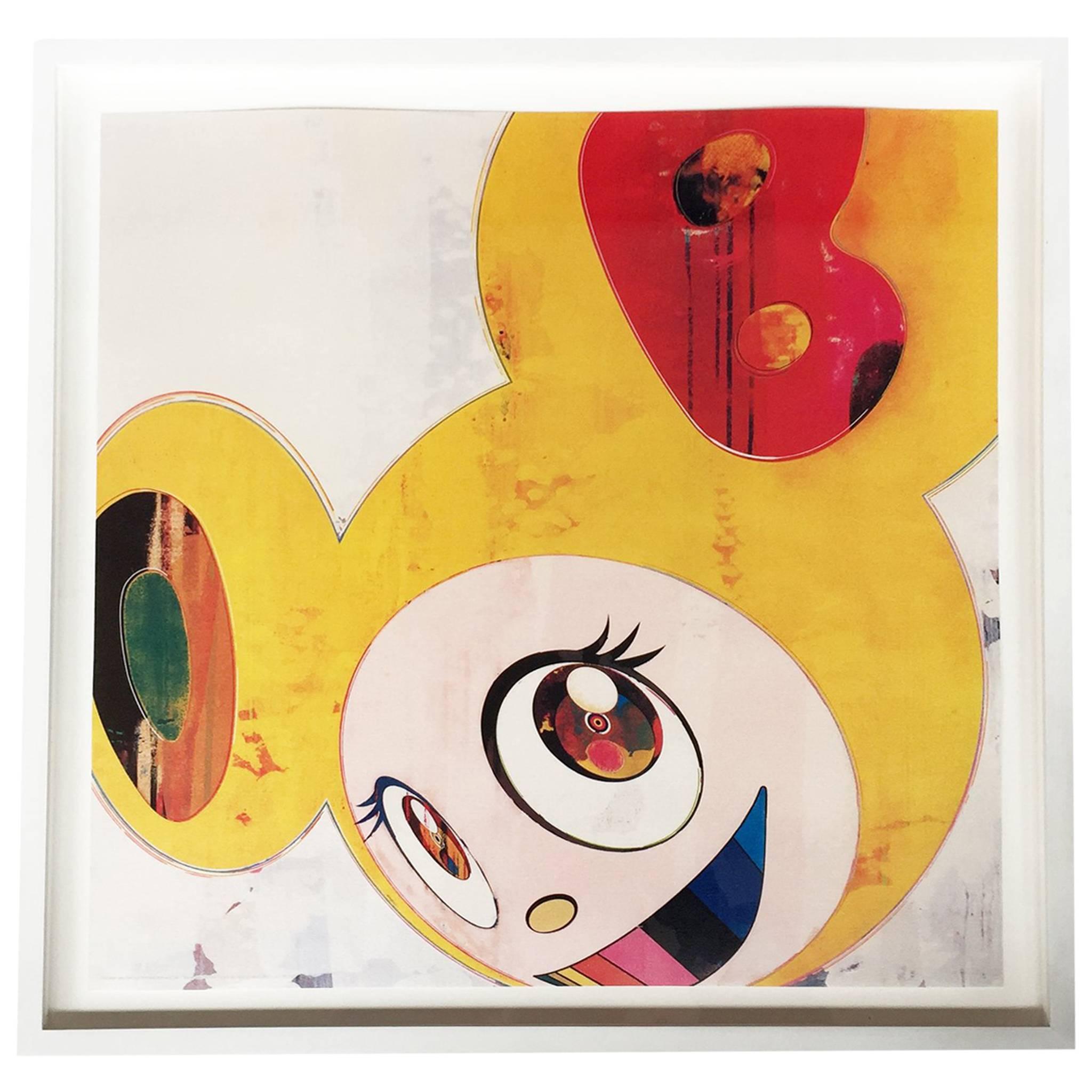 Takashi Murakami Offset Lithograph, "And Then...Yellow Jelly"