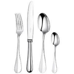 Fidelio by Christofle France 48-Piece Silver Plated Flatware Set 12 w/chest New