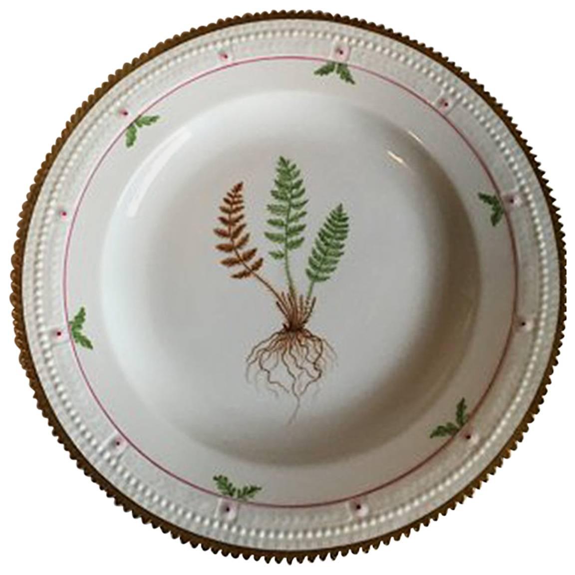 Royal Copenhagen Flora Danica Dinner Plate #735/3549 For Sale