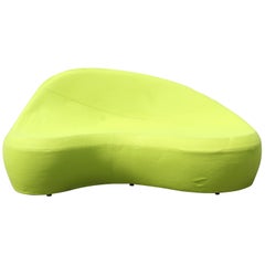 Contemporary Modern Green Sofa Saruyama by Toshiyuki Kita for Moroso Italy 1980s