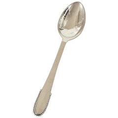 Georg Jensen Sterling Silver Beaded Child Spoon #031