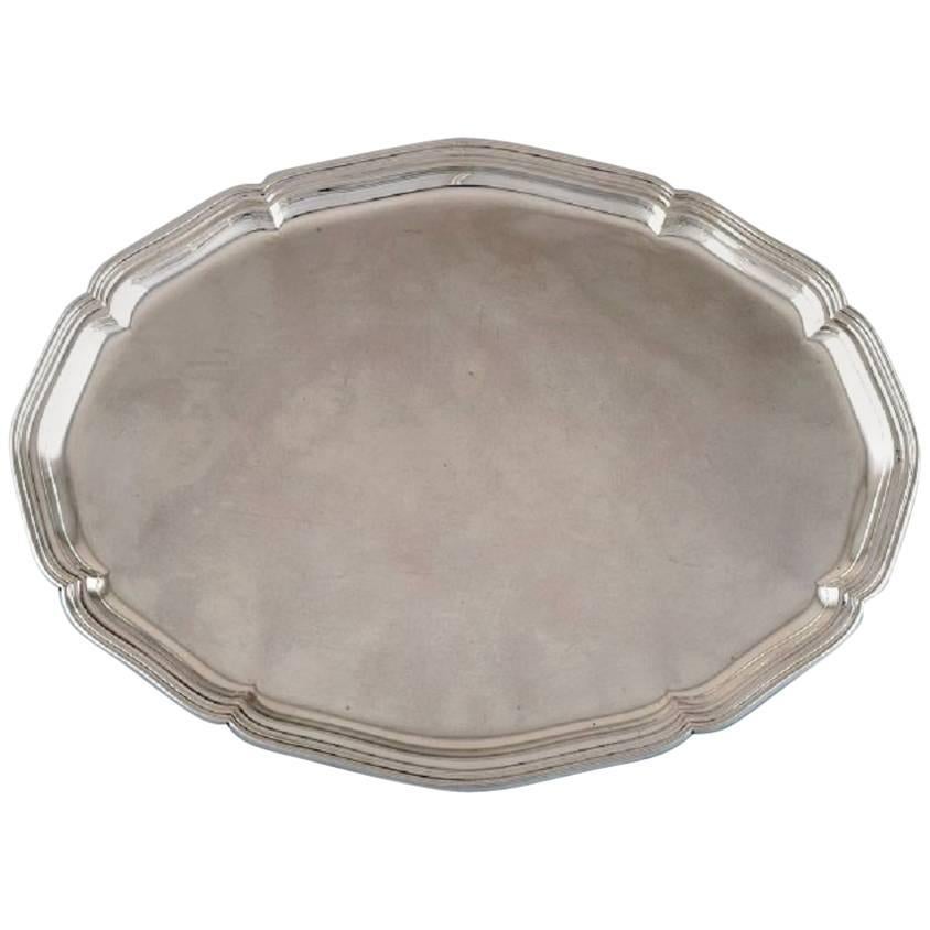 Danish Silver, Large Tray, 1930s-1940s