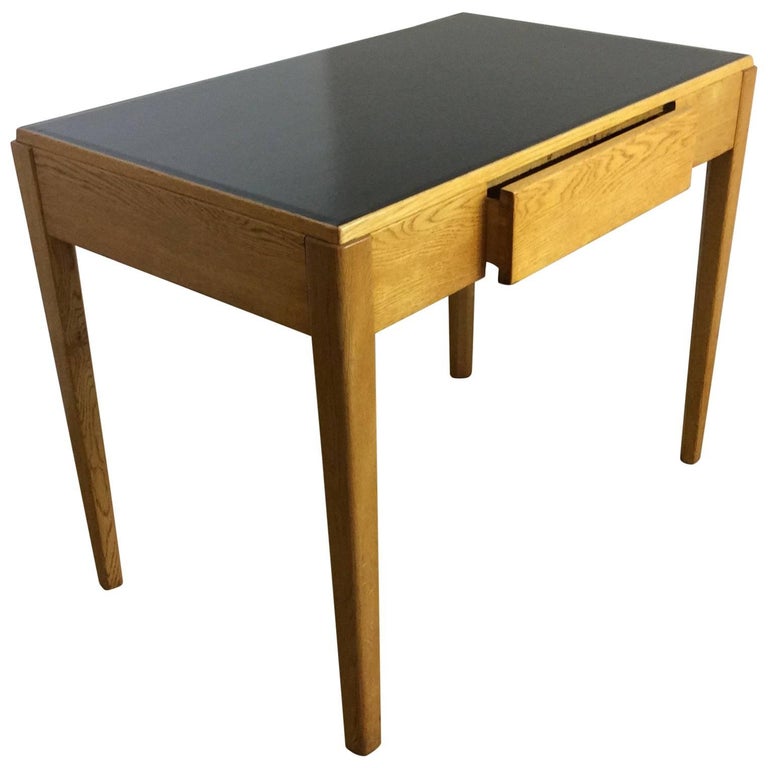 Art Deco Golden Oak Desk For Sale At 1stdibs