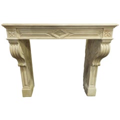 Antique 19th Century Directoire Style Fireplace