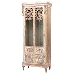 French Regency Style Armoire Cabinet