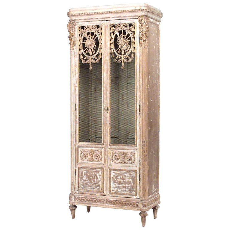 French Regency Style Armoire Cabinet For Sale At 1stdibs