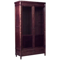 Armario de madera curvada austriaca secesionista J&J Kohn