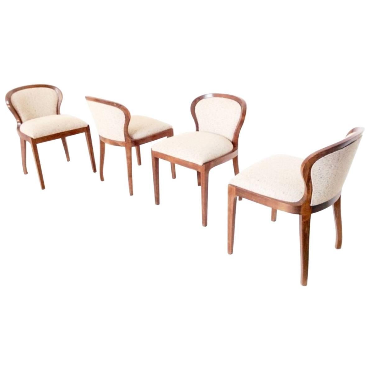 Set of Four Chairs Mod "Stradivarius" by Lorenzo Forges Davanzati for Elam, 1961