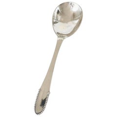 Georg Jensen Sterling Silver Beaded Compote Spoon #161