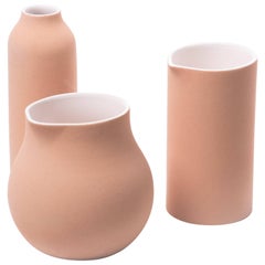 "Engobe" Mexican contemporany design. Vases. High-Temperature ceramic with clay