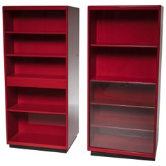 Set of Two "Double Side" Revolving Cabinets by Cini Boeri for Arflex