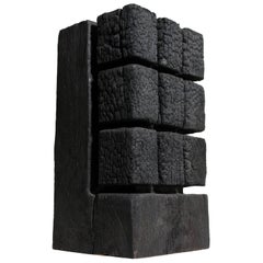 David Nash "Nine Block" Minimalist Abstract Sculpture