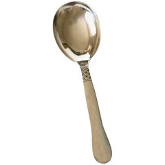 Georg Jensen Sterling Silver Nordic Serving Spoon #115