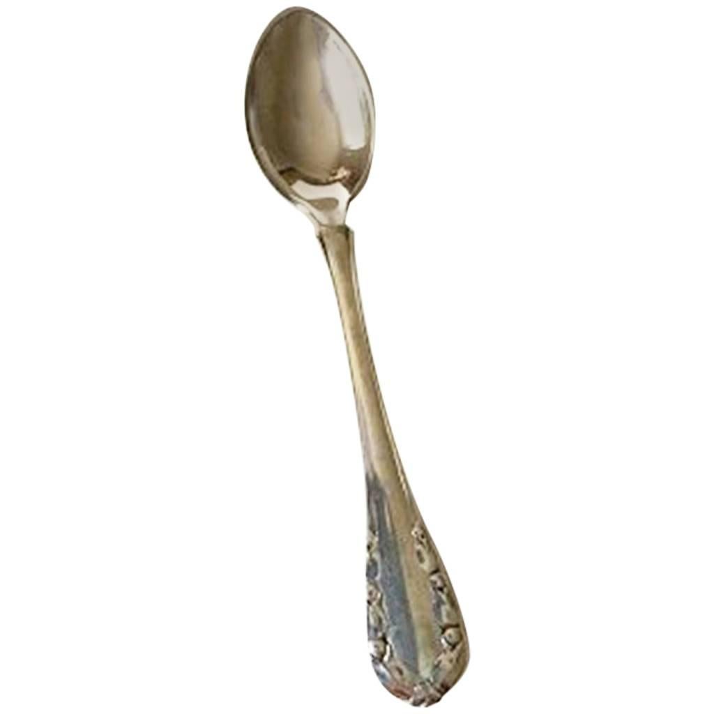 Georg Jensen Sterling Silver Lily of the Valley Mocha Spoon #035 For Sale