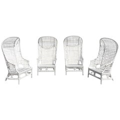 Midcentury Rattan Chairs