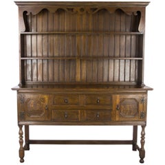 Antique Welsh Dresser, Oak Sideboard, Scotland 1850, Antique Furniture