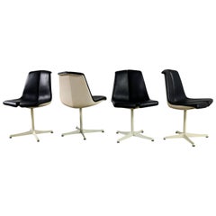 Set of Four Richard Schultz Stacking Dining Chairs for Knoll