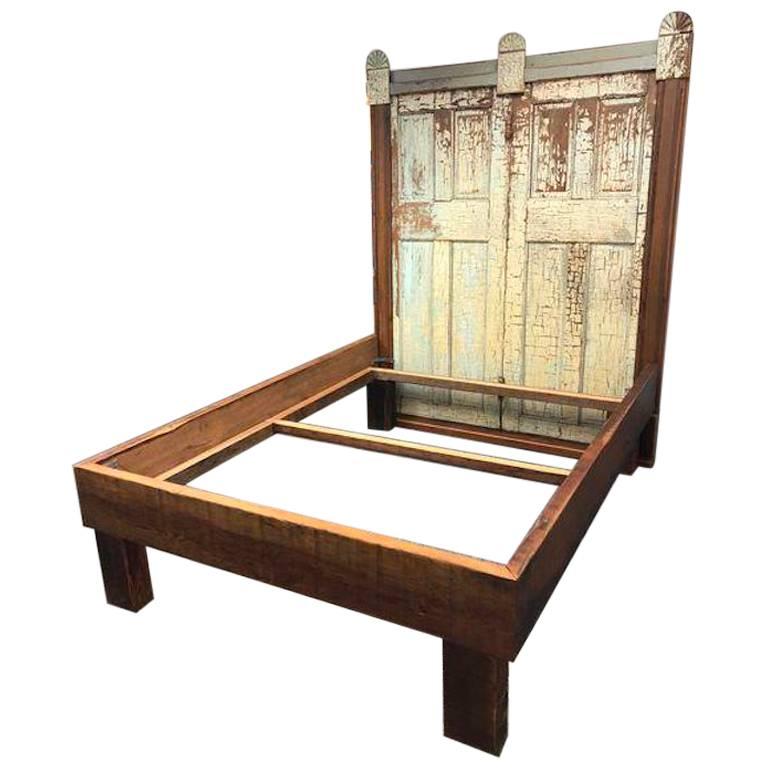 Antique Tibetan Carved Wood Opium Bed at 1stdibs