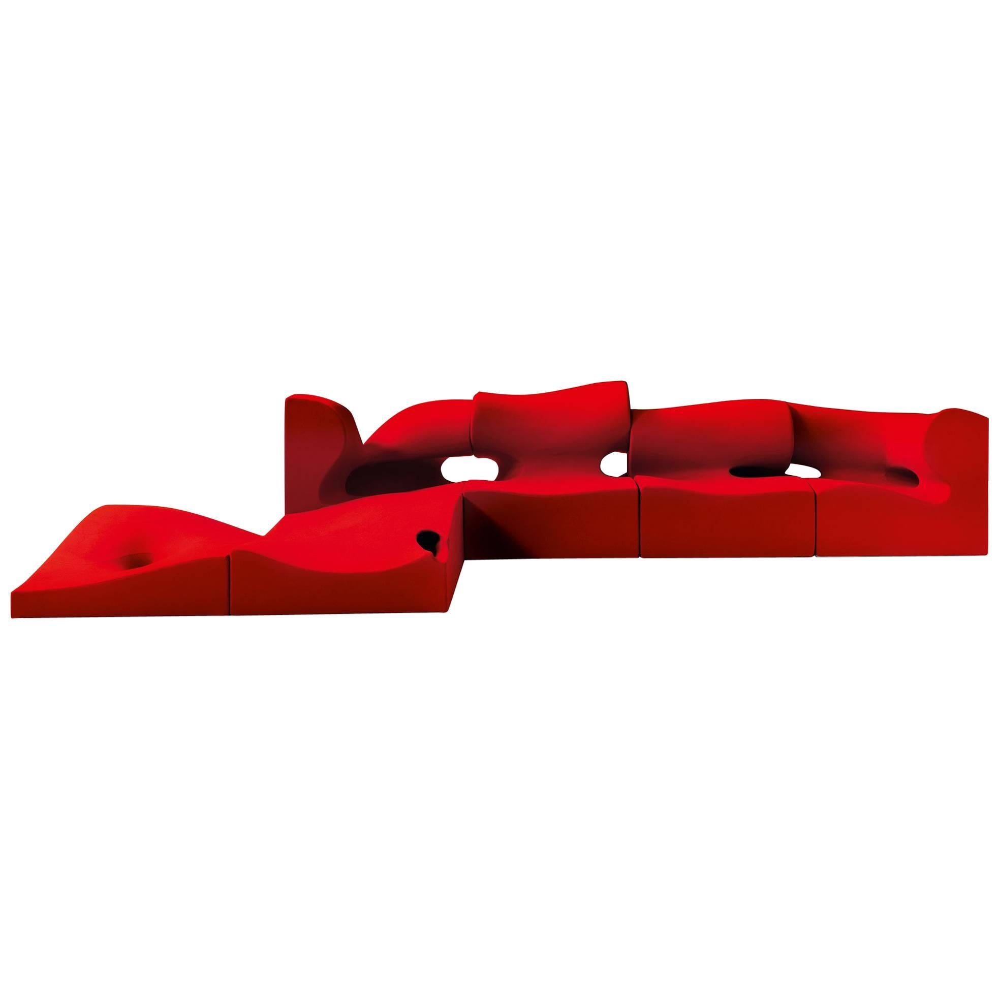 Moroso Misfits Modular Sofa by Ron Arad Designed in 2007 For Sale