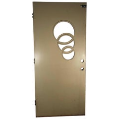 Classic Mid-Century Modern Exterior Door, Bubble Design