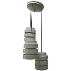midcentury Ceiling Pendant with Three Lights, Italy, 1970
