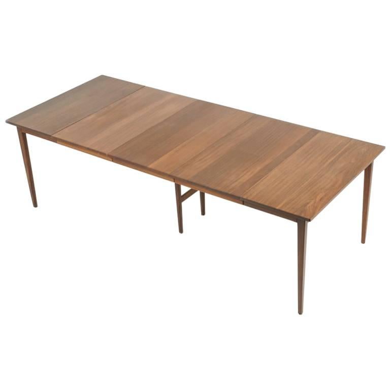 Midcentury Solid Teak Dining Table