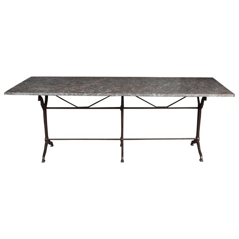French Early 20th Century Large Garden Table at 1stdibs