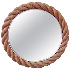 Rope Mirror Audoux Minet, circa 1960