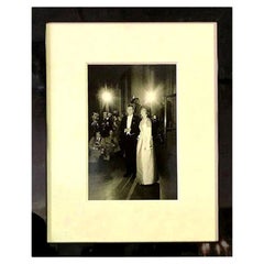 Steve Schapiro Signed Silver Gelatin Photograph of John F. & Jacqueline Kennedy