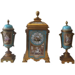 Antique 19th Century Sevres-Style Garniture