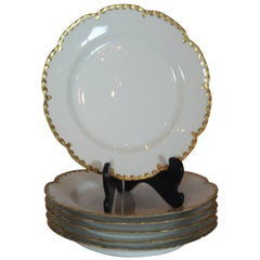 Set of Six French Plates