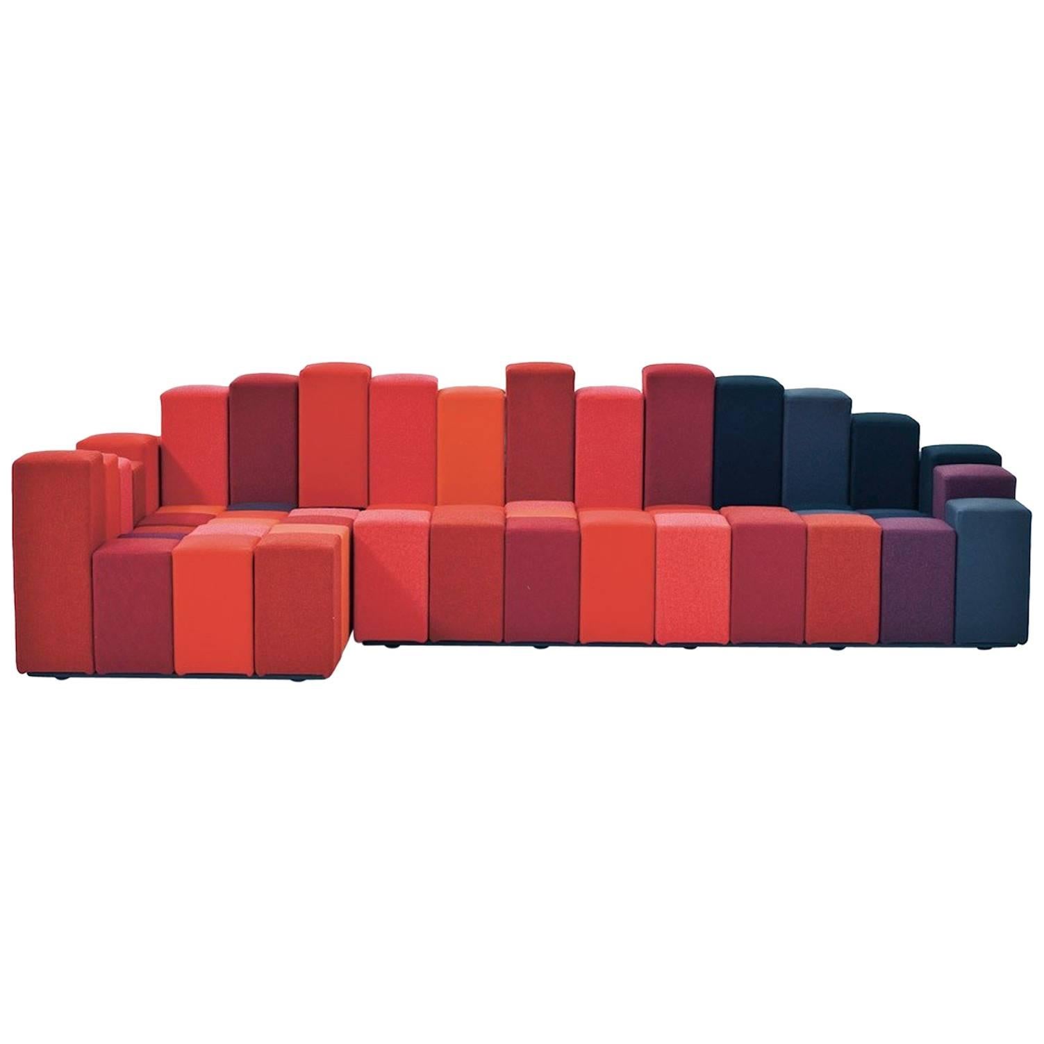 Do-Lo-Rez Collection by Ron Arad in Blue, Grey or Red Combinations for Moroso For Sale