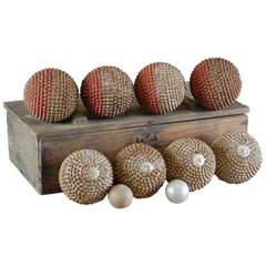 Antique French Petanque Boules Game