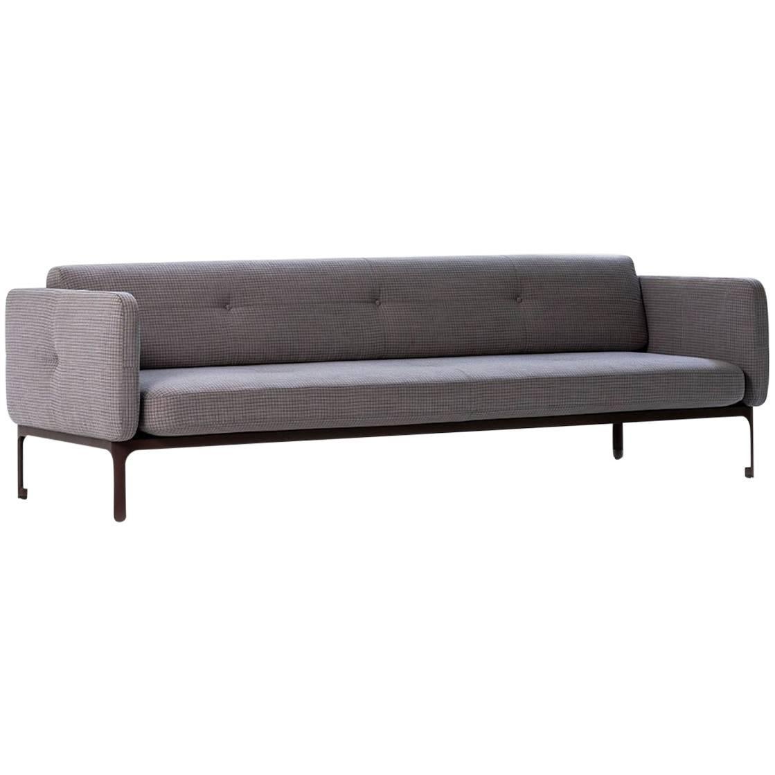 Modernista Sofa, Doshi and Levien in Four Sizes in Fabric or Leather for Moroso For Sale