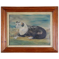 Naive Sheepdog Oil Painting