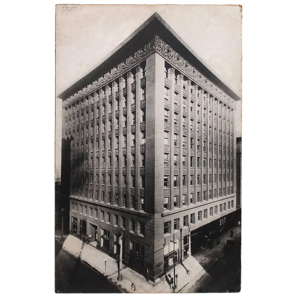 Large Format MOMA Exhibited Photograph of Louis Sullivan's Wainwright Building