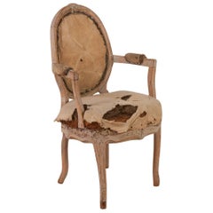 Rococo Armchair, Circa 1760, Origin: Sweden; Featured in Ralph Lauren Windows