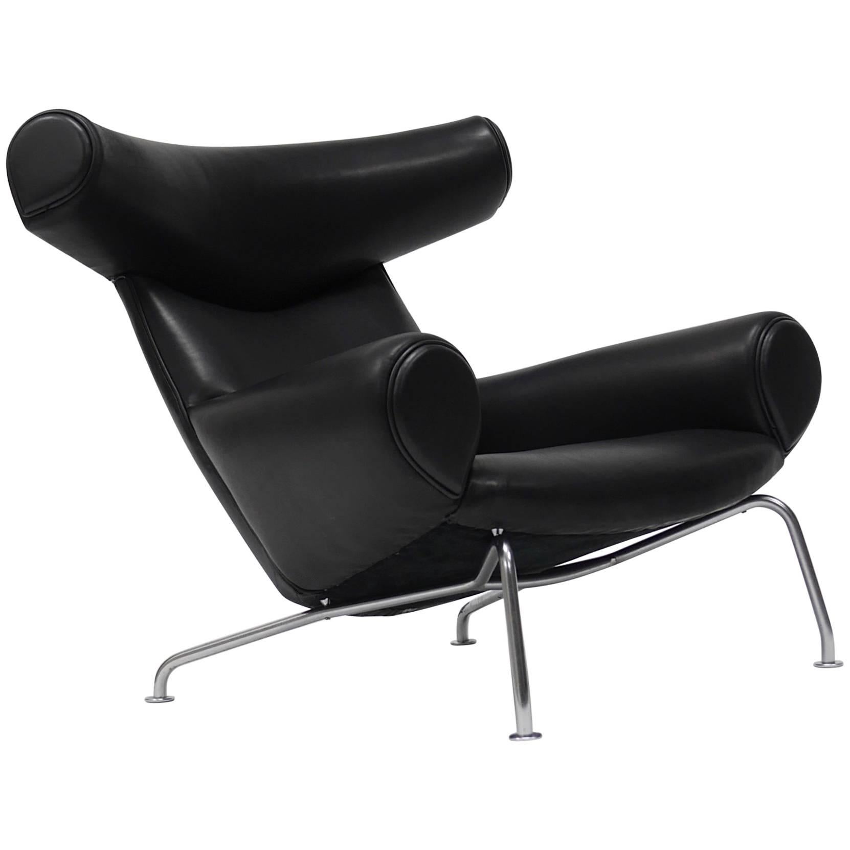 Early Ox Lounge Chair by Hans Wegner for A.P. Stolen For Sale
