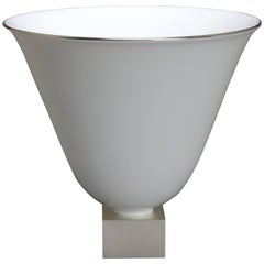 White French Porcelain Vase Émile-Jacques Ruhlmann Par Sèvres, Designed 1926